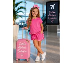 3 komplet s volánmi Pink