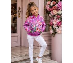Mikinka Barbie velúrová