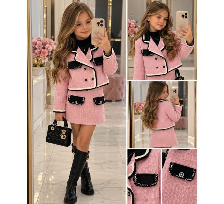 Komplet Elegance Pink/Black